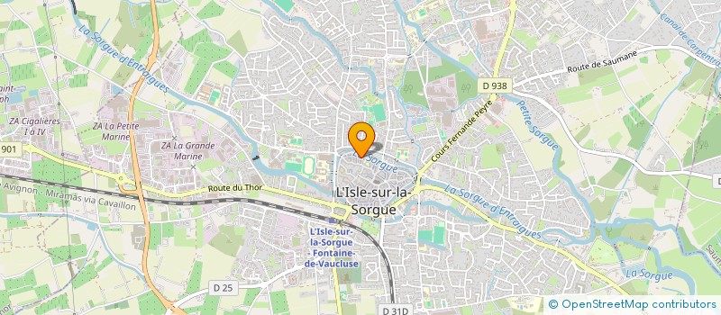 localisation de l'entreprise SARL LE SUD  LAGNES