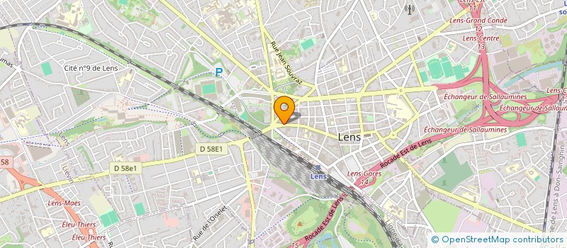 localisation de l'entreprise SARL LE SURCOUF à LENS