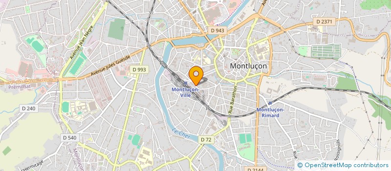 localisation de l'entreprise SARL LE SUZERAIN à MONTLUCON