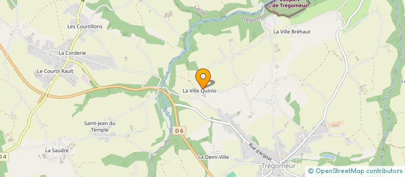 localisation de l'entreprise SARL LE TEMPLE  TREGOMEUR