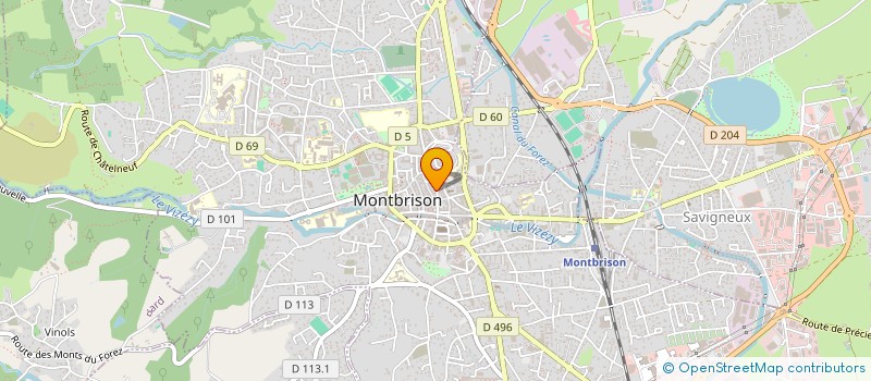 localisation de l'entreprise SARL LE TEMPLE DU FILM  MONTBRISON