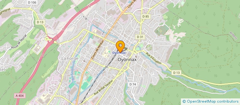 localisation de l'entreprise SARL LE TERMINUS à OYONNAX
