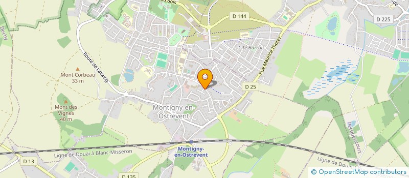 localisation de l'entreprise SARL LE TERMOLI à MONTIGNY-EN-OSTREVENT