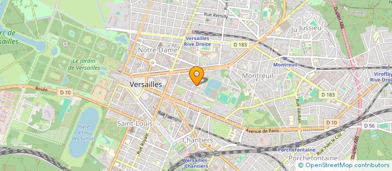 localisation de l'entreprise SARL LE THE MAROCAIN à VERSAILLES