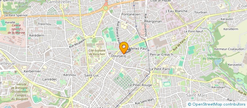 localisation de l'entreprise SARL LE THON ROYAL à BREST