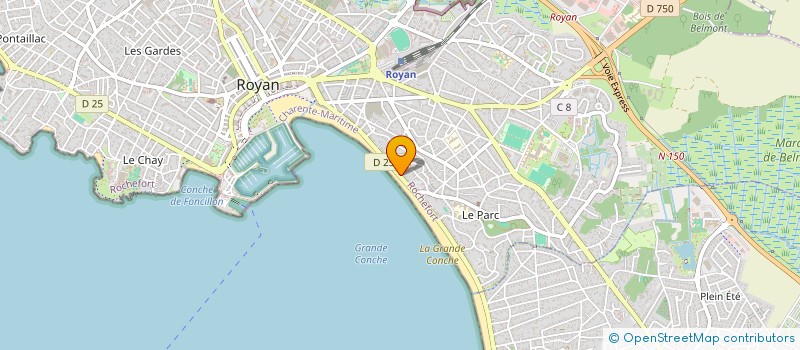 localisation de l'entreprise SARL LE TRIDENT THYRSE à ROYAN