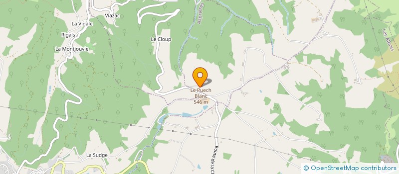 localisation de l'entreprise SARL LE TROPIC  ASPRIERES