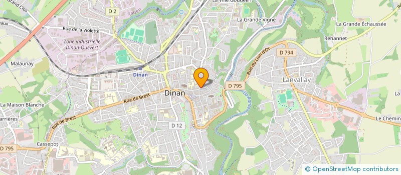 localisation de l'entreprise SARL LE TROQUET à DINAN