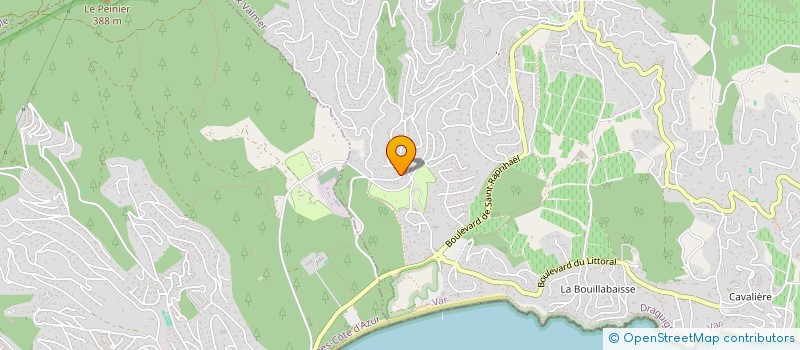 localisation de l'entreprise SARL LE VALLON IMMOBILIER à LA CROIX-VALMER