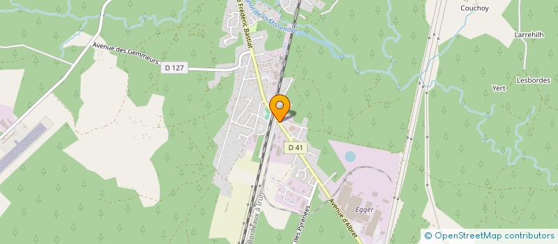 localisation de l'entreprise SARL LE VARIETY  RION-DES-LANDES