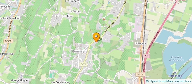 localisation de l'entreprise SARL LE VAUZEL  AMBERIEUX