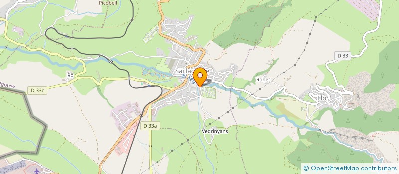 localisation de l'entreprise SARL LE VEDRIGNANS  SAILLAGOUSE