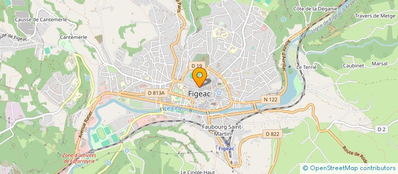 localisation de l'entreprise SARL LE VELVET à FIGEAC