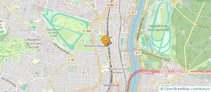 localisation de l'entreprise SARL LE VERGER à SAINT-CLOUD