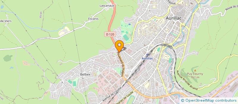 localisation de l'entreprise SARL LE VIALENC à AURILLAC