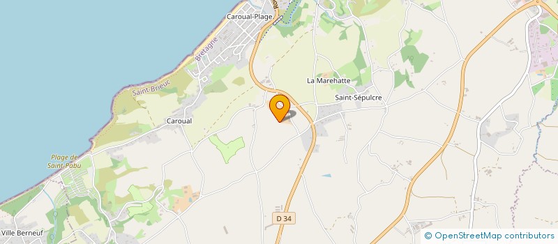 localisation de l'entreprise SARL LE VIEUX MOULIN à ERQUY