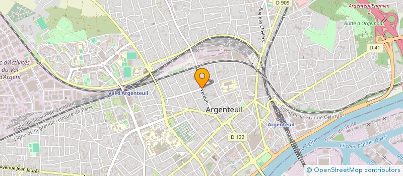 localisation de l'entreprise SARL LE VIEUX RHUM  ARGENTEUIL