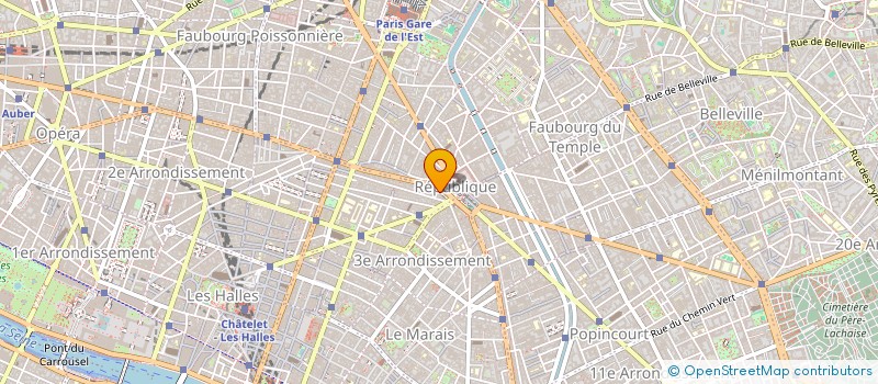 localisation de l'entreprise SARL LE VILLAGE VERT à PARIS