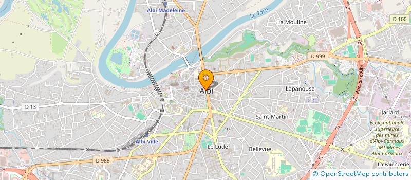 localisation de l'entreprise SARL LE VIN COEUR  ALBI