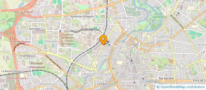 localisation de l'entreprise SARL LE VINCENNES à RENNES