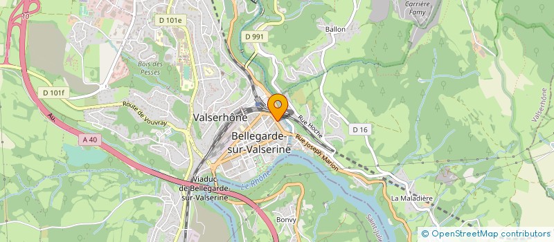 localisation de l'entreprise SARL LE VINCENNES à VALSERHONE