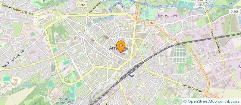 localisation de l'entreprise SARL LE VIVIANI à ARRAS