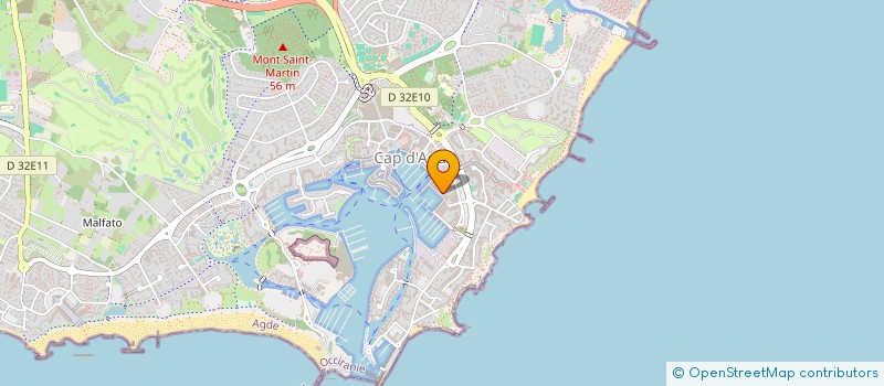 localisation de l'entreprise SARL LE VOILIER  AGDE