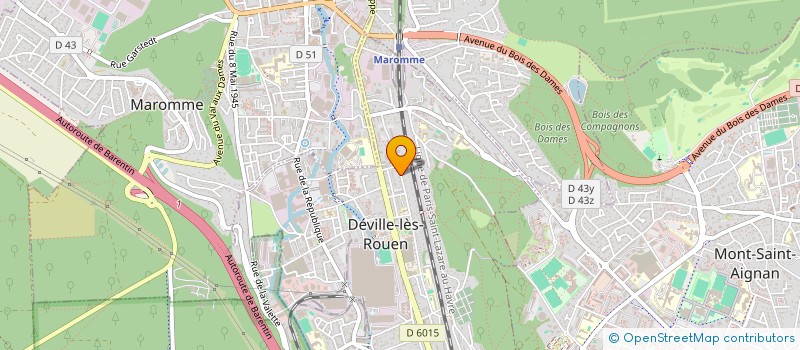 localisation de l'entreprise SARL LE VOL AU VENT à DEVILLE-LES-ROUEN