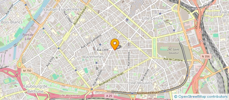 localisation de l'entreprise SARL LE VOLTAIRE à LILLE