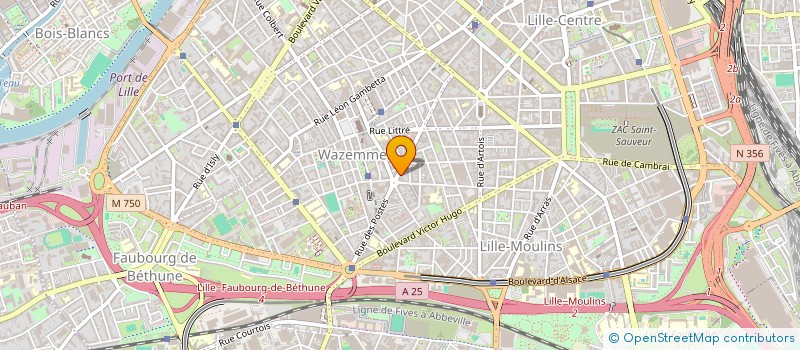 localisation de l'entreprise SARL LE WILLY'S à LILLE