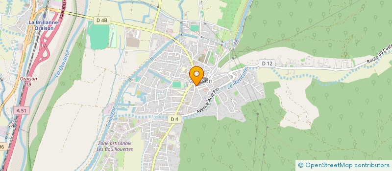localisation de l'entreprise SARL LE XV à ORAISON