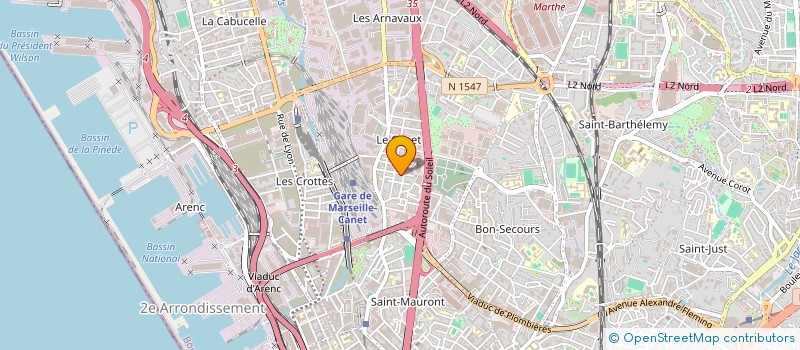 localisation de l'entreprise SARL LE XXEME SIEGE à MARSEILLE