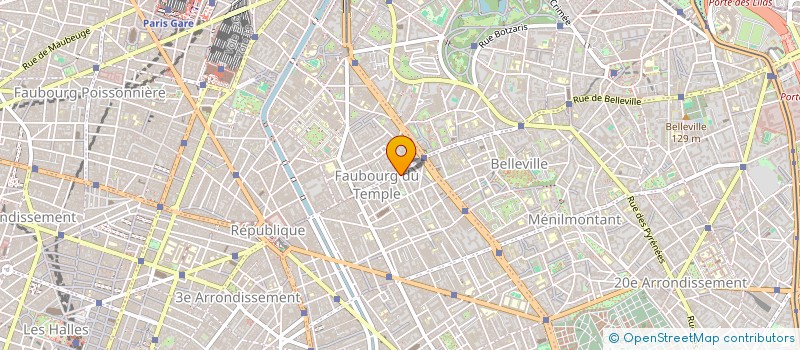 localisation de l'entreprise SARL LE ZINC CAFE  PARIS