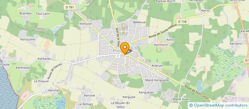 localisation de l'entreprise SARL LEA à PLOUHINEC