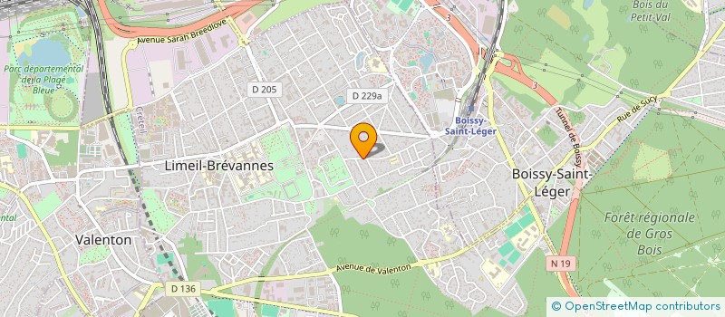 localisation de l'entreprise SARL LEADER 2002 à LIMEIL-BREVANNES