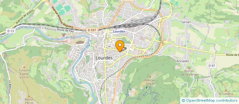 localisation de l'entreprise SARL LEADER AMBULANCES  LOURDES