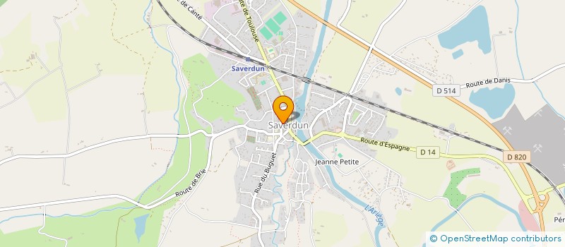 localisation de l'entreprise SARL LEADER AUTO ECOLE à SAVERDUN