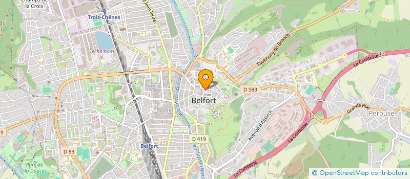 localisation de l'entreprise SARL LEAU  BELFORT