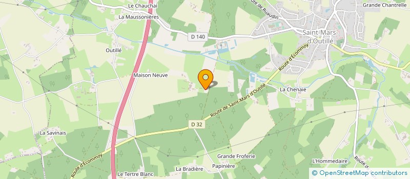 localisation de l'entreprise SARL LEBAILLY à SAINT-MARS-D'OUTILLE