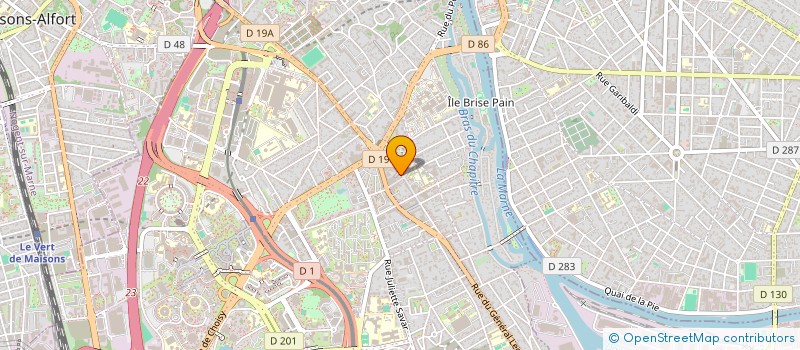 localisation de l'entreprise SARL LEBAS à CRETEIL