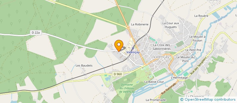 localisation de l'entreprise SARL LEBERT ET BEAU à VALENCAY