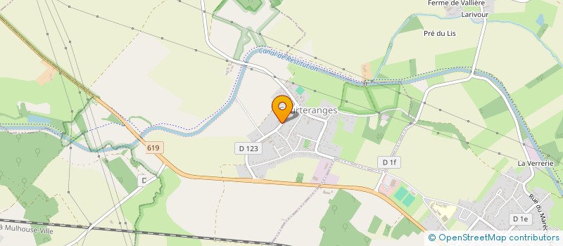 localisation de l'entreprise SARL LEBLANC à COURTERANGES