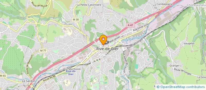 localisation de l'entreprise SARL LEBLANC à RIVE-DE-GIER