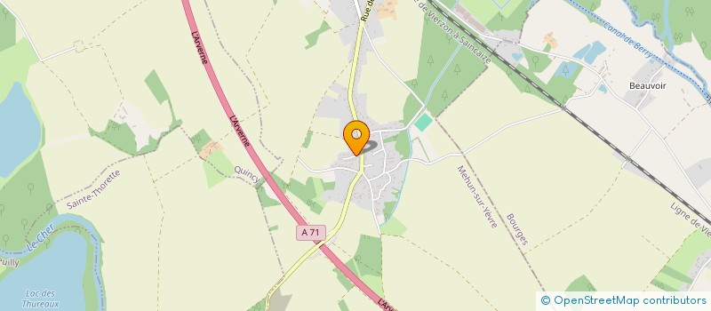 localisation de l'entreprise SARL LEBRET ET FILS  VIGNOUX-SUR-BARANGEON