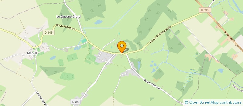 localisation de l'entreprise SARL LEBRET PATRICK  BREMONTIER-MERVAL