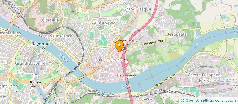 localisation de l'entreprise SARL LEBRUN à BAYONNE