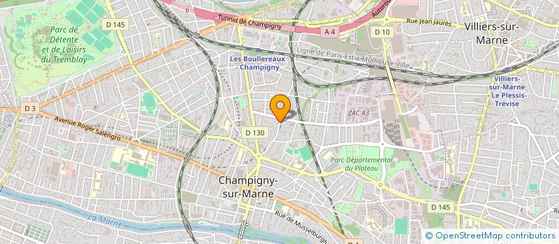 localisation de l'entreprise SARL LECAM à CHAMPIGNY-SUR-MARNE