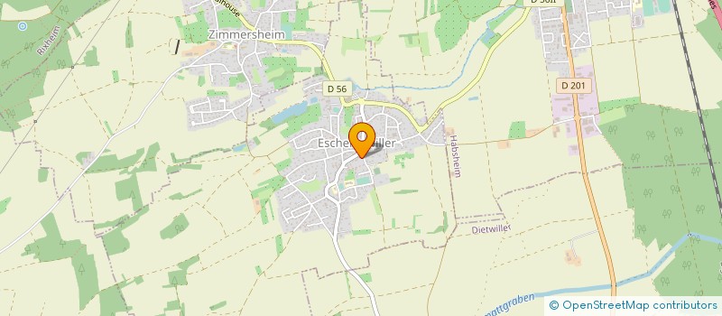 localisation de l'entreprise SARL LECCE  ZIMMERSHEIM