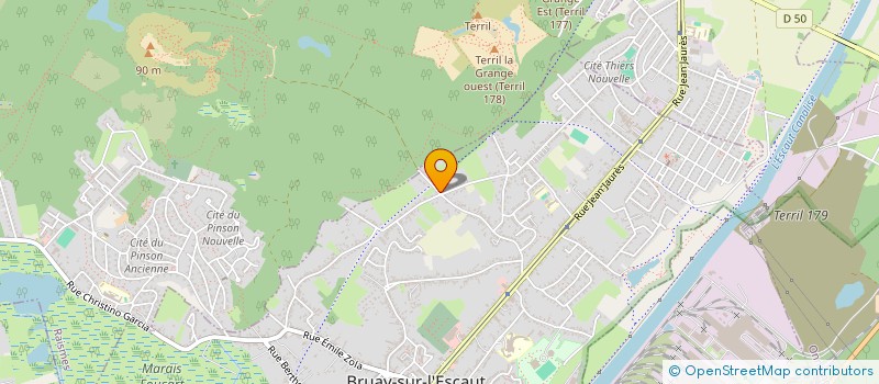 localisation de l'entreprise SARL LECERF ET ASSOCIES à BRUAY SUR L ESCAUT