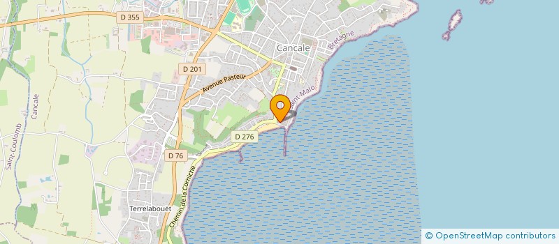 localisation de l'entreprise SARL LECHARPENTIER - DELANOE  CANCALE